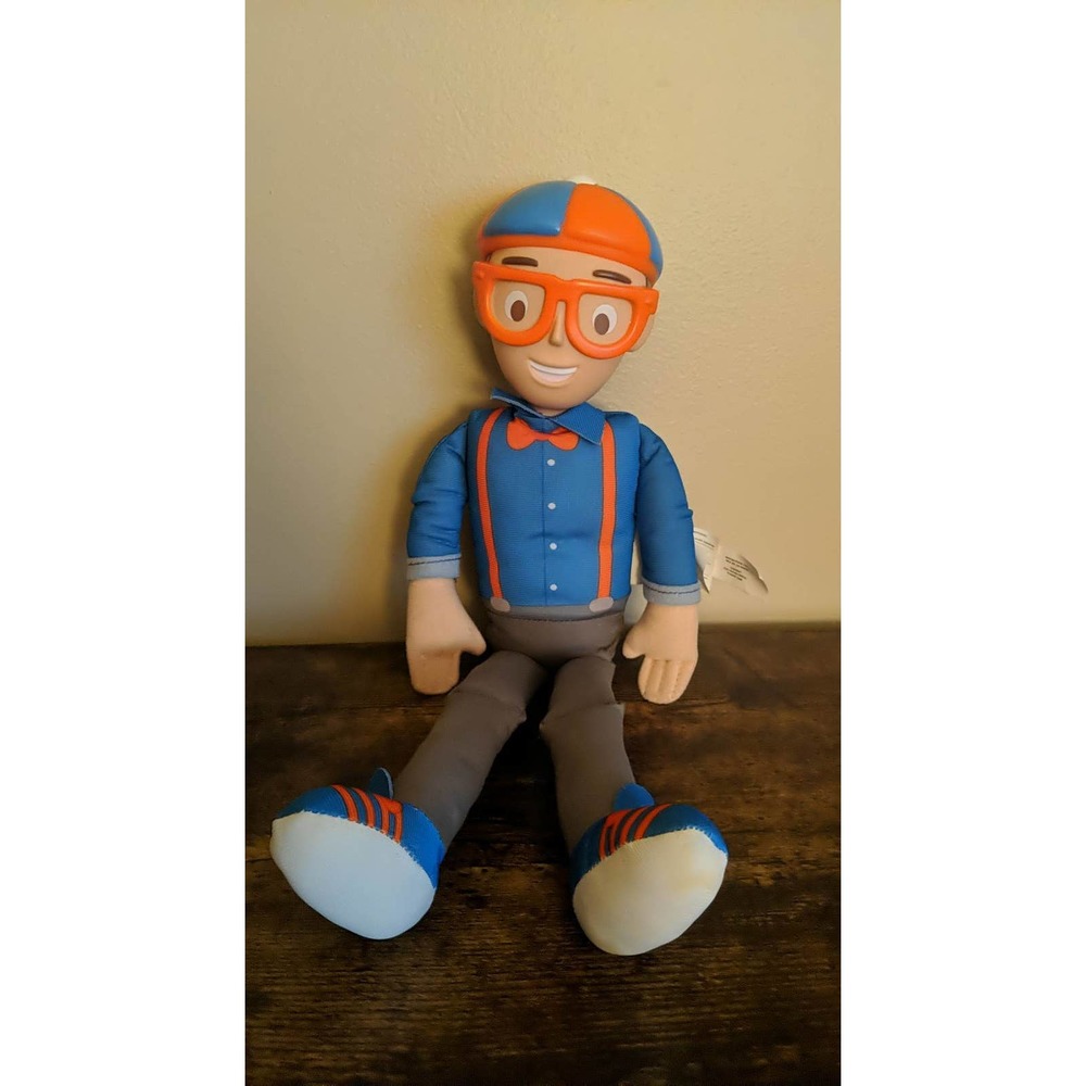 Talking Blippi Stuffed Plush Figure 2019 Kideo 15" Working!